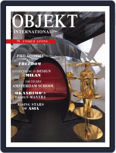 OBJEKT International September 1st, 2016 Digital Back Issue Cover