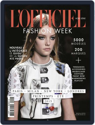 Fashion Week October 20th, 2014 Digital Back Issue Cover