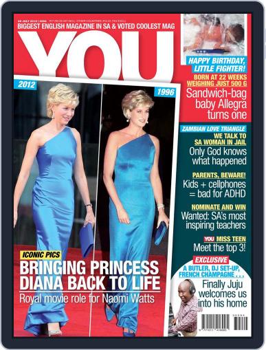 You South Africa July 19th, 2012 Digital Back Issue Cover