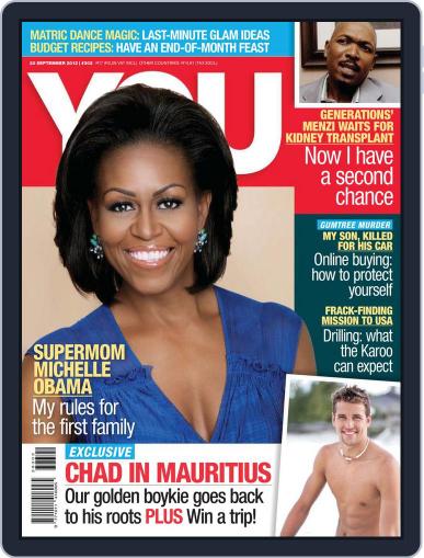 You South Africa September 13th, 2012 Digital Back Issue Cover