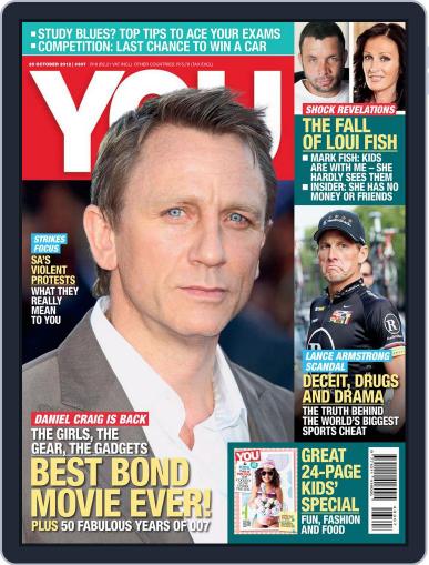 You South Africa October 18th, 2012 Digital Back Issue Cover