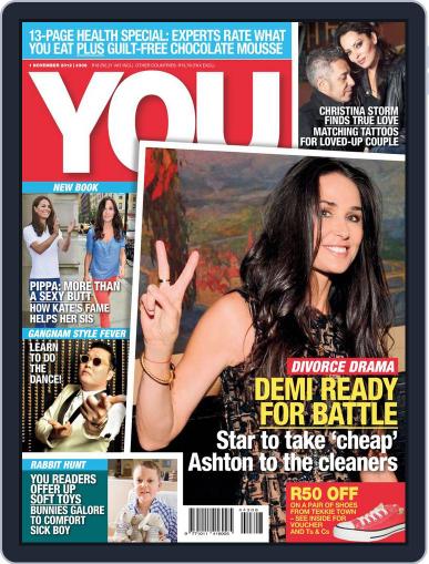 You South Africa October 25th, 2012 Digital Back Issue Cover
