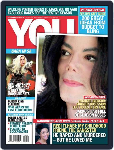 You South Africa November 22nd, 2012 Digital Back Issue Cover