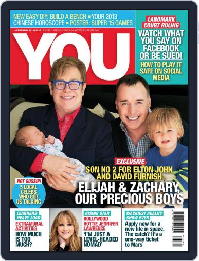 You South Africa February 7th, 2013 Digital Back Issue Cover
