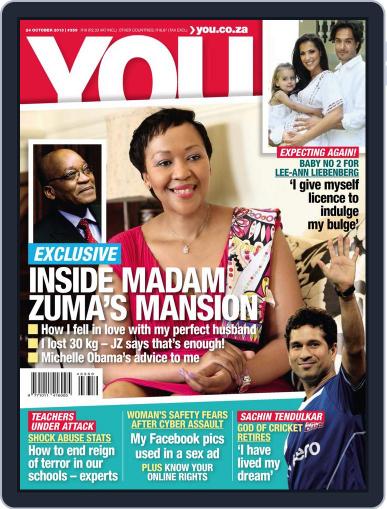 You South Africa October 18th, 2013 Digital Back Issue Cover