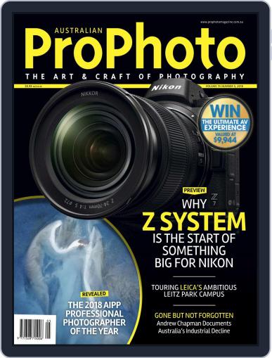 Pro Photo October 1st, 2018 Digital Back Issue Cover