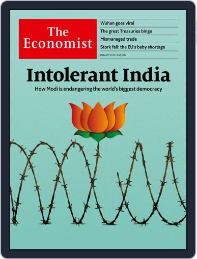 The Economist Asia Edition January 25th, 2020 Digital Back Issue Cover