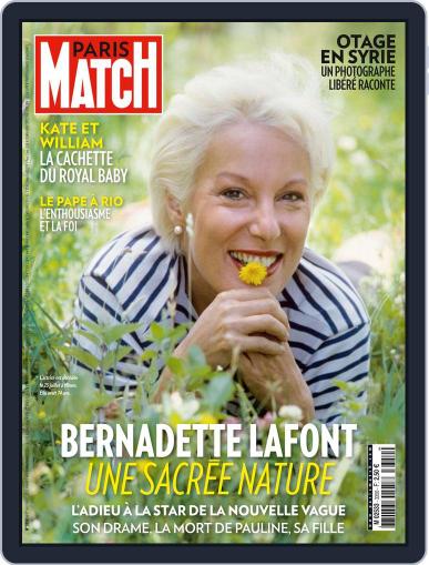 Paris Match July 31st, 2013 Digital Back Issue Cover