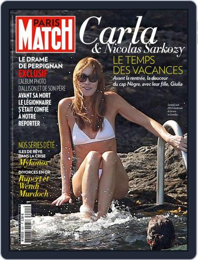 Paris Match August 7th, 2013 Digital Back Issue Cover