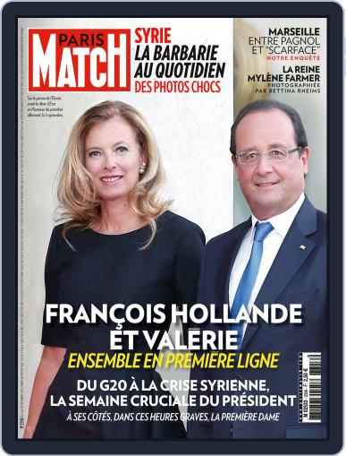 Paris Match September 11th, 2013 Digital Back Issue Cover