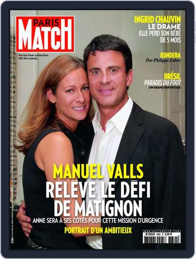 Paris Match April 2nd, 2014 Digital Back Issue Cover