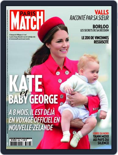 Paris Match April 9th, 2014 Digital Back Issue Cover