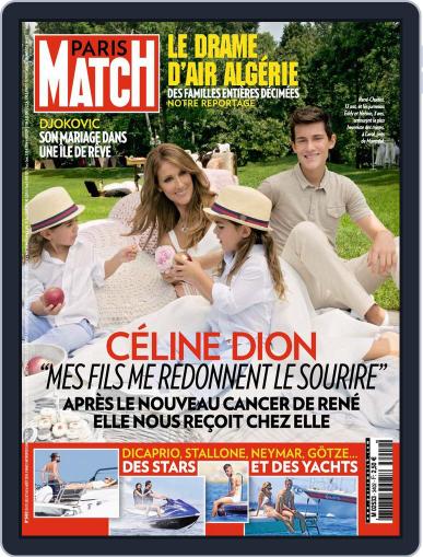 Paris Match July 30th, 2014 Digital Back Issue Cover