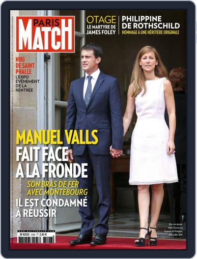 Paris Match August 27th, 2014 Digital Back Issue Cover