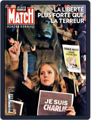 Paris Match January 12th, 2015 Digital Back Issue Cover
