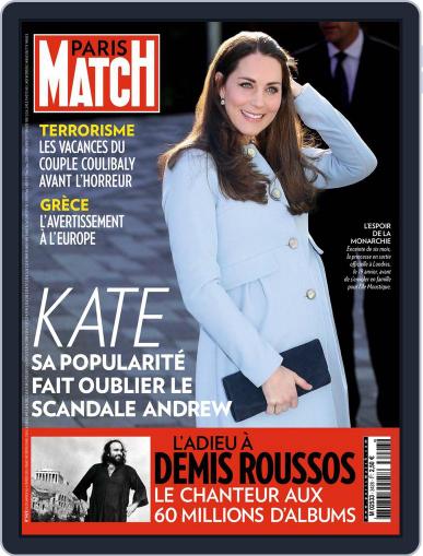 Paris Match January 29th, 2015 Digital Back Issue Cover