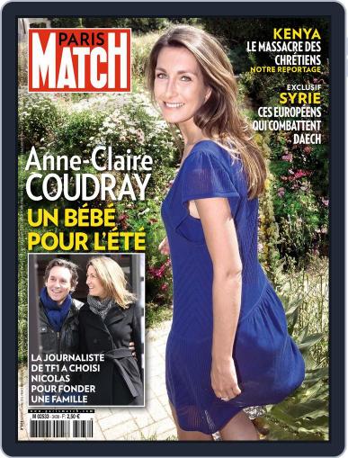 Paris Match April 8th, 2015 Digital Back Issue Cover