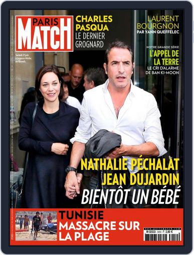 Paris Match July 1st, 2015 Digital Back Issue Cover