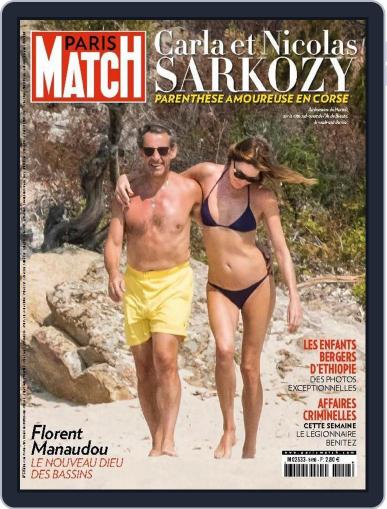Paris Match August 12th, 2015 Digital Back Issue Cover