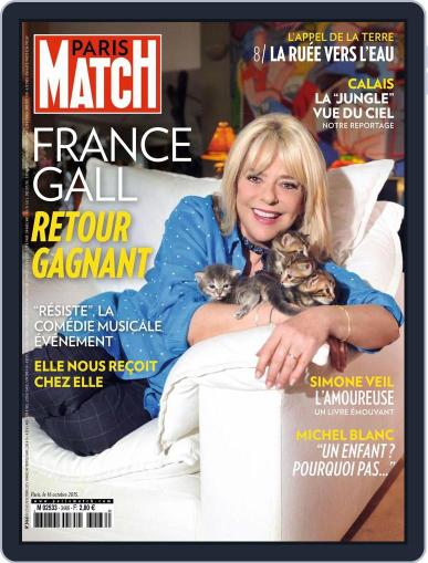 Paris Match October 21st, 2015 Digital Back Issue Cover