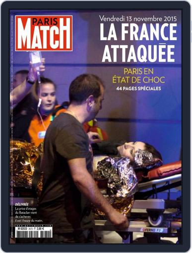 Paris Match November 16th, 2015 Digital Back Issue Cover