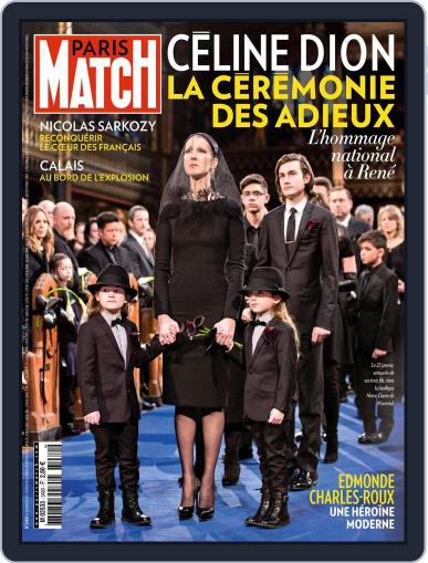 Paris Match January 28th, 2016 Digital Back Issue Cover