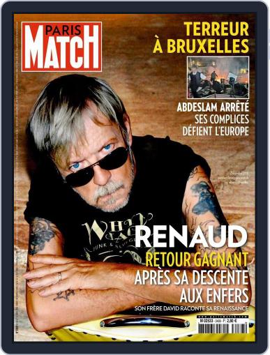 Paris Match March 24th, 2016 Digital Back Issue Cover