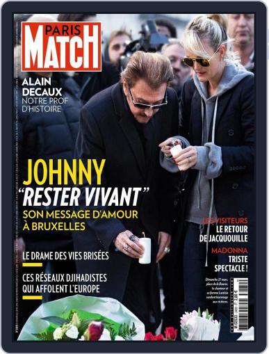 Paris Match March 30th, 2016 Digital Back Issue Cover