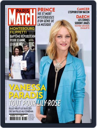 Paris Match April 28th, 2016 Digital Back Issue Cover