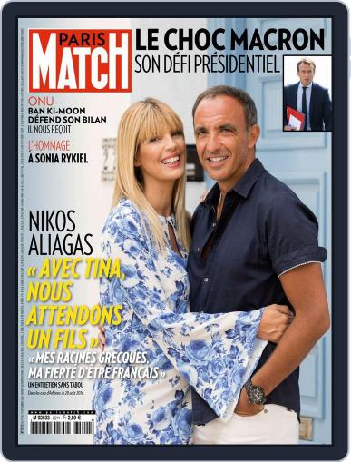 Paris Match September 1st, 2016 Digital Back Issue Cover