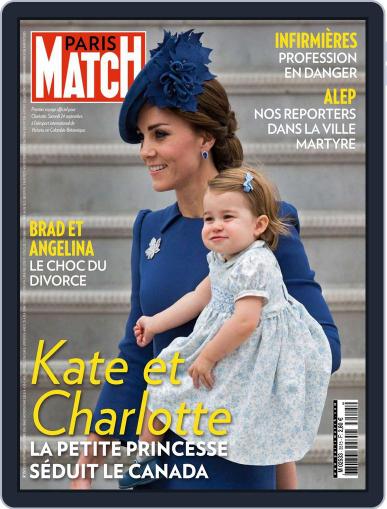 Paris Match September 29th, 2016 Digital Back Issue Cover