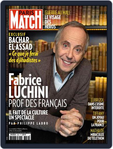 Paris Match November 28th, 2019 Digital Back Issue Cover