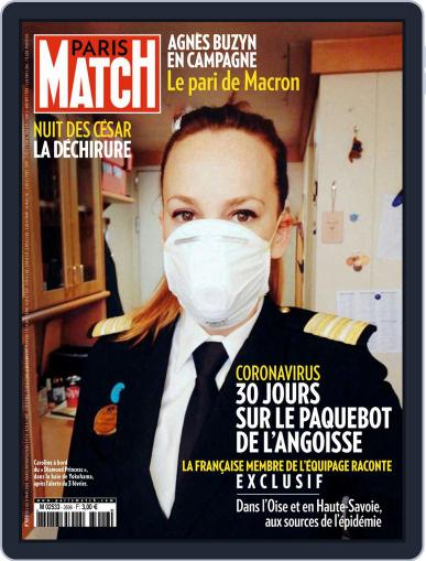 Paris Match March 5th, 2020 Digital Back Issue Cover