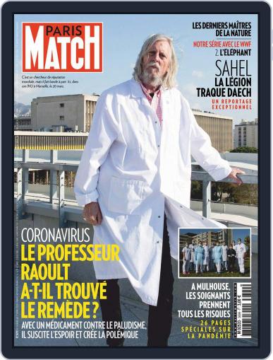 Paris Match March 26th, 2020 Digital Back Issue Cover