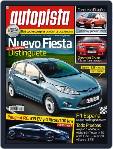 Autopista August 25th, 2008 Digital Back Issue Cover