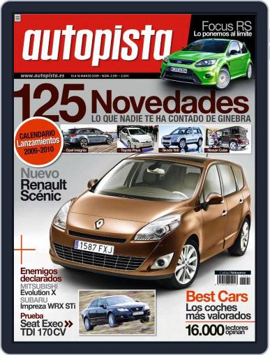 Autopista March 9th, 2009 Digital Back Issue Cover