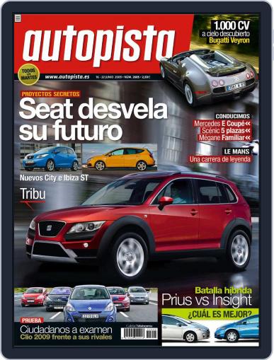 Autopista June 15th, 2009 Digital Back Issue Cover