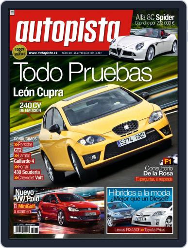Autopista July 20th, 2009 Digital Back Issue Cover