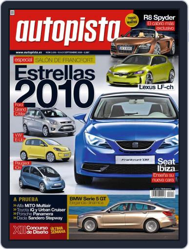 Autopista September 15th, 2009 Digital Back Issue Cover