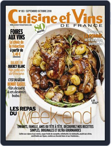 Cuisine Et Vins De France September 1st, 2018 Digital Back Issue Cover