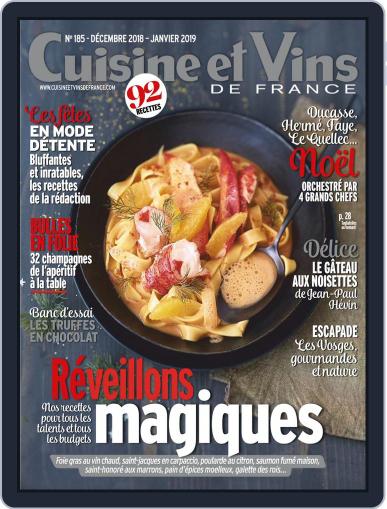 Cuisine Et Vins De France December 1st, 2018 Digital Back Issue Cover