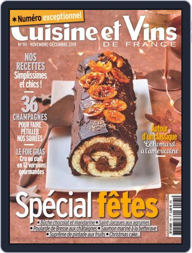 Cuisine Et Vins De France November 1st, 2019 Digital Back Issue Cover