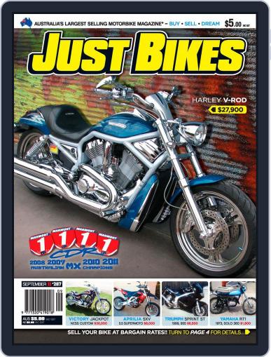 Just Bikes August 25th, 2011 Digital Back Issue Cover
