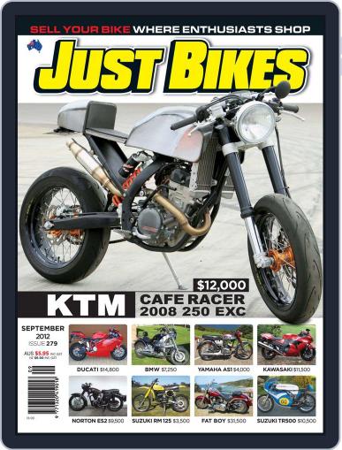 Just Bikes August 30th, 2012 Digital Back Issue Cover