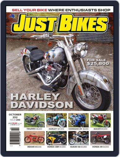 Just Bikes October 2nd, 2012 Digital Back Issue Cover