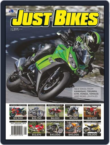 Just Bikes January 1st, 2014 Digital Back Issue Cover
