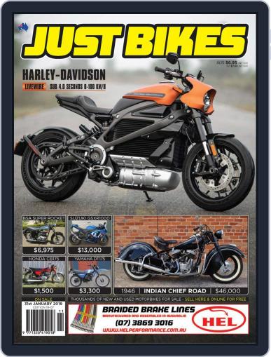 Just Bikes January 18th, 2019 Digital Back Issue Cover