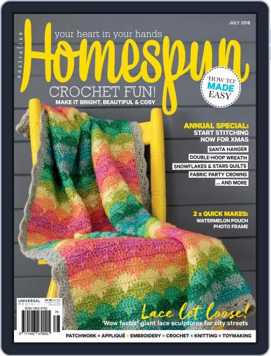 Australian Homespun July 1st, 2018 Digital Back Issue Cover