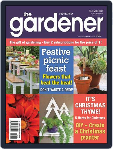 The Gardener December 1st, 2015 Digital Back Issue Cover
