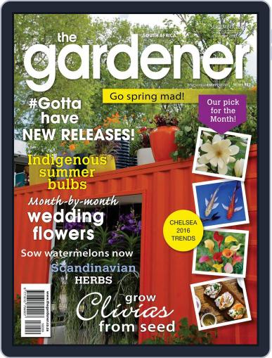 The Gardener September 1st, 2016 Digital Back Issue Cover